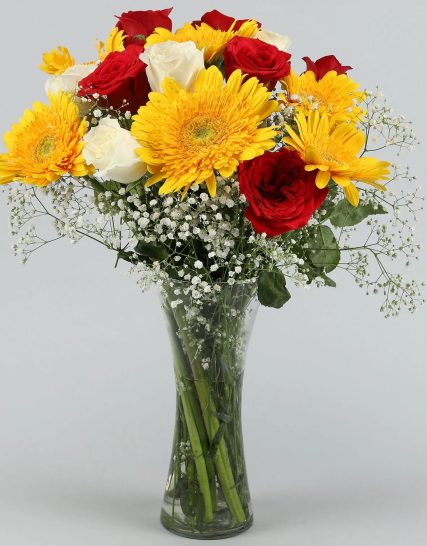 RADIANT FLOWERS IN A VASE